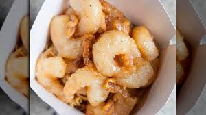 honey walnut shrimp at panda express