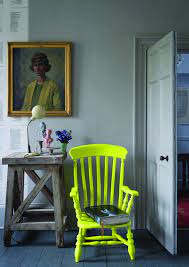fluorescent yellow neon home design