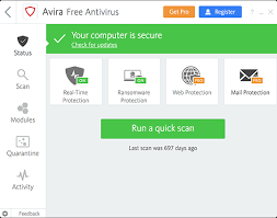 Download gratuito di Avira Free Antivirus per Windows