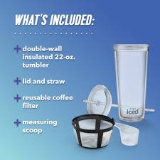 Coffee is ruling over the market for their awesome products. Mr Coffee Iced Coffee Maker With Reusable Tumbler And Coffee Filter Mr Coffee