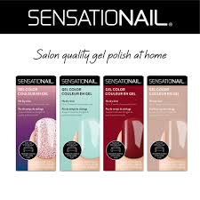 sensationail gel nail polish gray