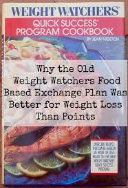 old weight watchers exchange program