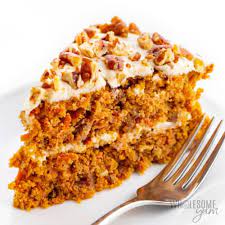 sugar free keto carrot cake with almond