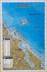 Details About Baja Directions Fishing Charts Map Of Baja Mexico Sur Mulege