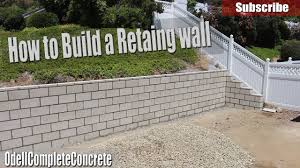 How To Build A Retaining Wall Diy