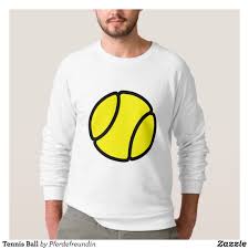 Tennis Ball Sweatshirt Zazzle Com In 2019 Mens