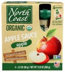 north coast organic apple sauce pouches