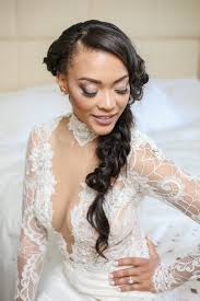 Natural hairstyles for black brides. Bridal Hairstyle Inspiration For Black Women Popsugar Beauty