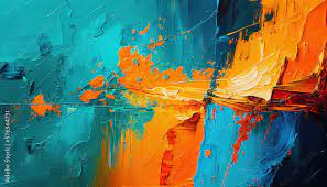 Abstract Oil Painting Art Background