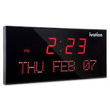 Ivation 22 In Large Digital Wall Clock