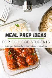 budget meal prep ideas for college