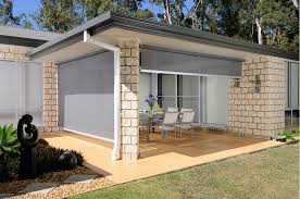 Outdoor Pvc And Rectractable Blinds