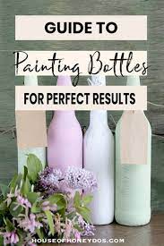 How To Paint Wine Bottles Easy