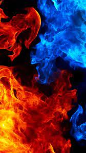 blue and red fire hd wallpapers pxfuel