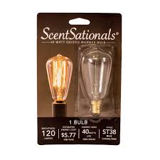 Scentsationals 40 Watt Edison Wax Warmer Replacement Light Bulb Walmart Com Walmart Com