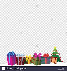 Vector Illustration Of Different Size Presents Decorated By