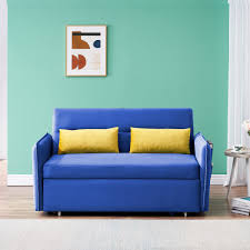 clihome blue sofa bed blue contemporary