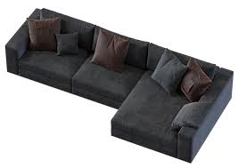 angle sofa hamilton minotti 3d model