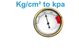 kg cm2 to kpa pressure conversion