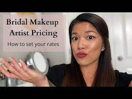 bridal makeup artist pricing how to