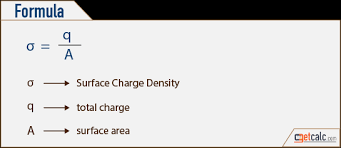 Surface Charge Density σ Calculator