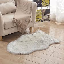 thick fluffy sheepskin rug soft faux