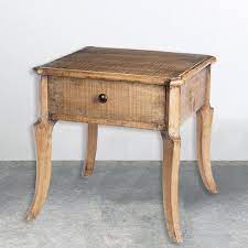 Old Pine Farmhouse Side Table Antique