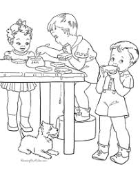 Teach your child about the different types of food we buy at the grocery store as she colors. Coloring Pages Of Food