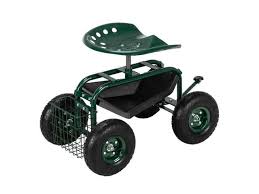 Rolling Garden Cart Tool Storage Basket