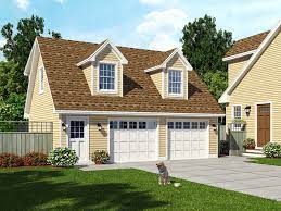 Thinking of building a carriage house plan or garage apartment plan that includes a complete apartment upstairs? Garage Plan 30030 2 Car Garage Apartment Saltbox Style