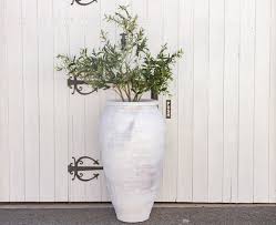 Large Turned Greek Clay Planter