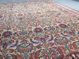 fine antique laver kirman carpet
