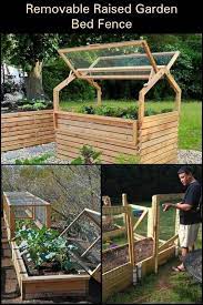 Removable Raised Garden Bed Fence