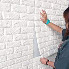 3d Self Adhesive Wallpaper Faux Foam