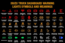 isuzu truck dashboard warning lights