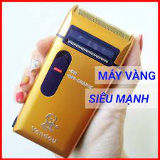 Máy VÀNG Siêu Mạnh - Máy cạo râu Yandou Chính Hãng - Kèm bao da MCR551 (Có  bán riêng lưỡi dự phòng) - Sản phẩm cạo râu & hớt tóc