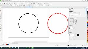 corel draw tips tricks dash or dotted