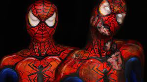 comic spiderman makeup tutorial