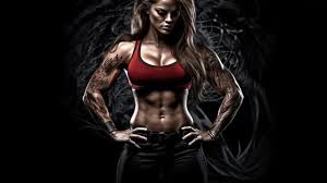 bodybuilding pictures female background