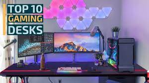 Sporting an ergonomic curved design that lets you. Top 10 Best Gaming Desks In 2020 Gaming Gamer Desk Setup Computer Pc Gaming Computer Rgb Led Computer