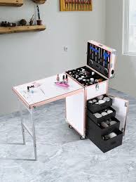rolling manicure table nail desk