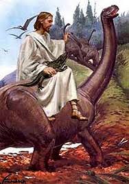 Image result for jesus riding dinosaur gif