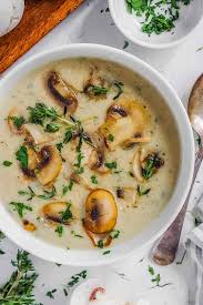 mushroom soup without cream healthy