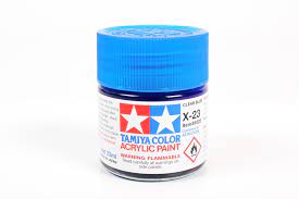 Acrylic X 23 Clear Blue 23ml Bottle