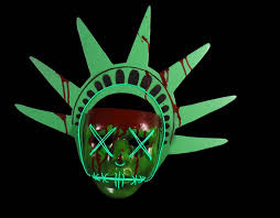 The Purge Election Year Lady Liberty Light Up Mask Lord Grimley S Manor