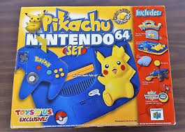 pikachu nintendo 64 console toys r us