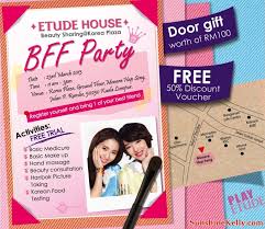 Get details of location, timings and contact. Sunshine Kelly Beauty Fashion Lifestyle Travel Fitness Giveaway Etude House Beauty Bff Party Invites At Korea Tourism Organization Kto Kl