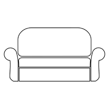 Couch Color Icon Logo Color Clip Art
