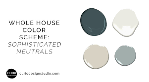Whole House Color Scheme Sophisticated