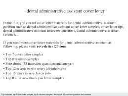 Dental Assistant Cover Letter Template Jaxos Co